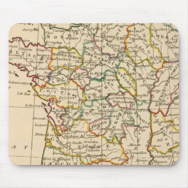 France, Provinces Mouse Pad (Front)