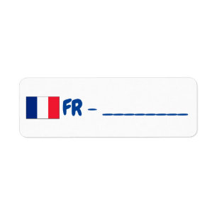 France Return Address Label