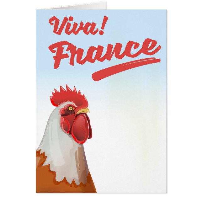 France Rooster travel poster (Front)