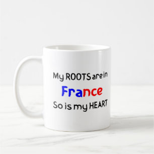 france roots coffee mug
