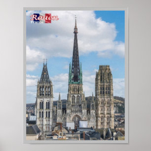 France - Rouen - Cattedrale di Notre-Dame - Poster