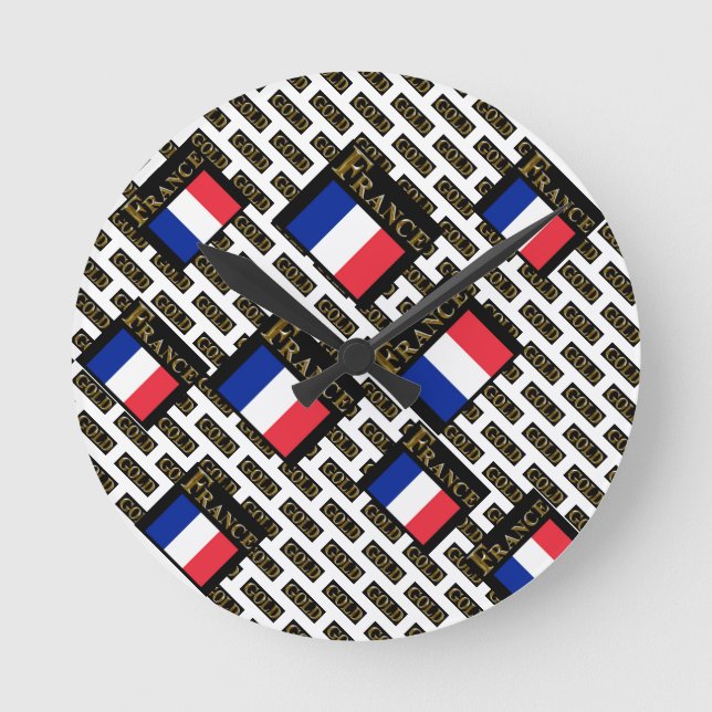 FRANCE        ROUND CLOCK (Front)