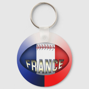 France Rugby Ball Key Ring