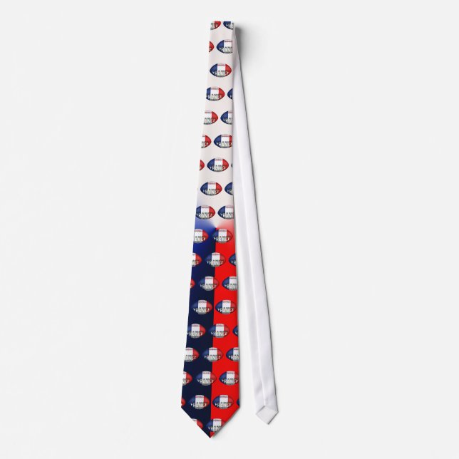 France Rugby Ball Tie (Front)
