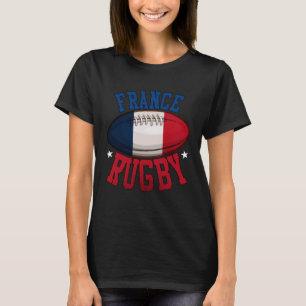 France Rugby Sports Player  French Fan T-Shirt