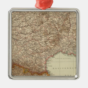 France S, Corsica Metal Tree Decoration