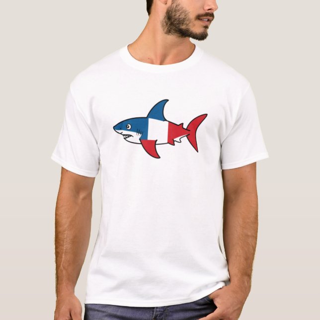 France shark T-Shirt (Front)