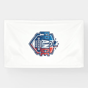 France Soccer 2026 Soccer Bold Country Typography Banner