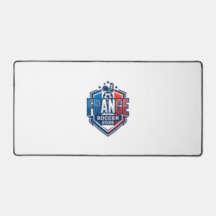 France Soccer 2026 Soccer Bold Country Typography Desk Mat