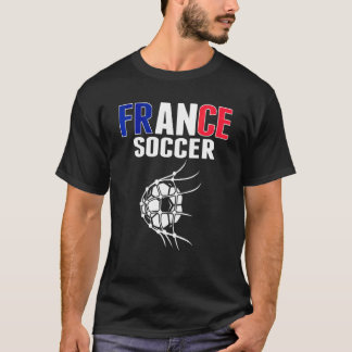 France Soccer Ball In Net Goal  French Football Su T-Shirt