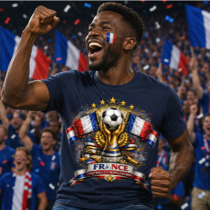 France Soccer Fan French Football World Cup Futbol T-Shirt