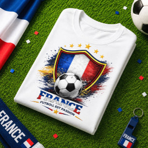 France Soccer Fan French Football World Cup Futbol T-Shirt