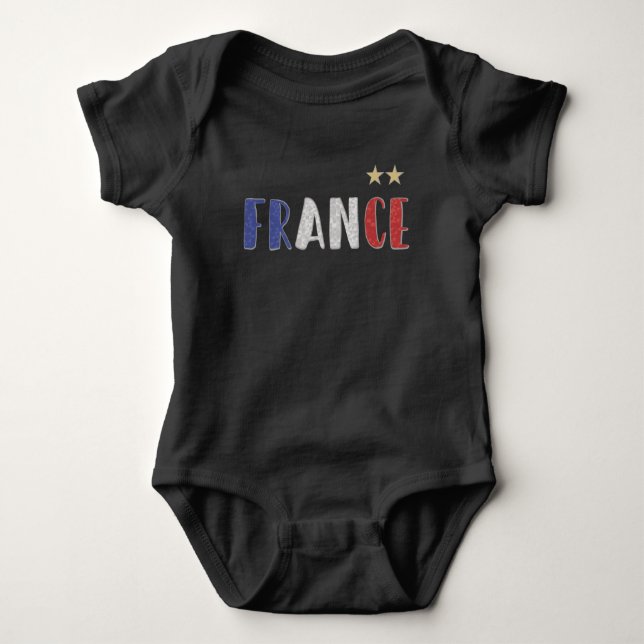 France Soccer Football Fan Shirt French Flag (Front)