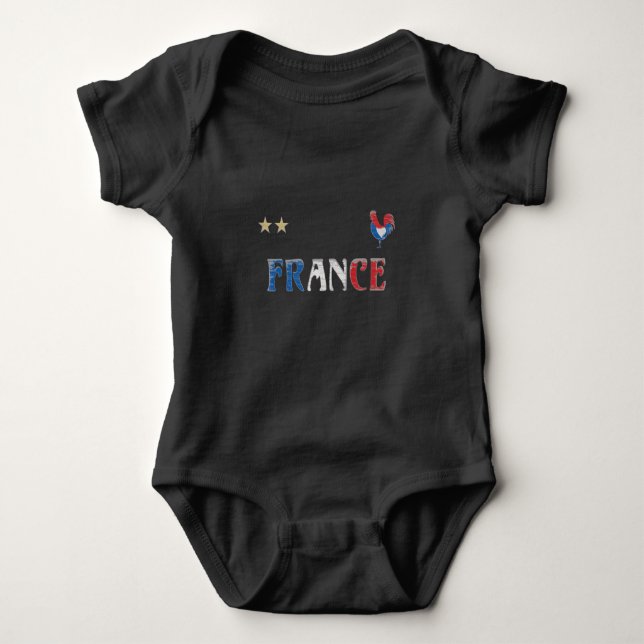 France Soccer Football Fan Shirt French Flag (Front)