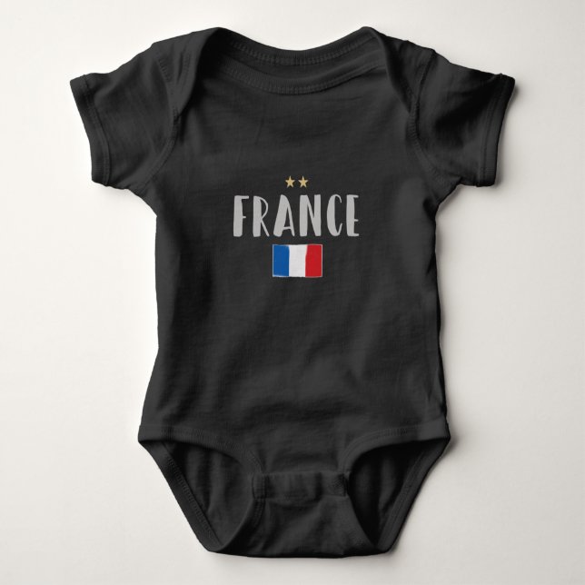 France Soccer Football Fan Shirt French Flag (Front)