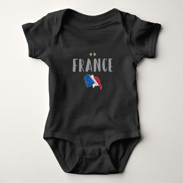 France Soccer Football Fan Shirt French Flag (Front)