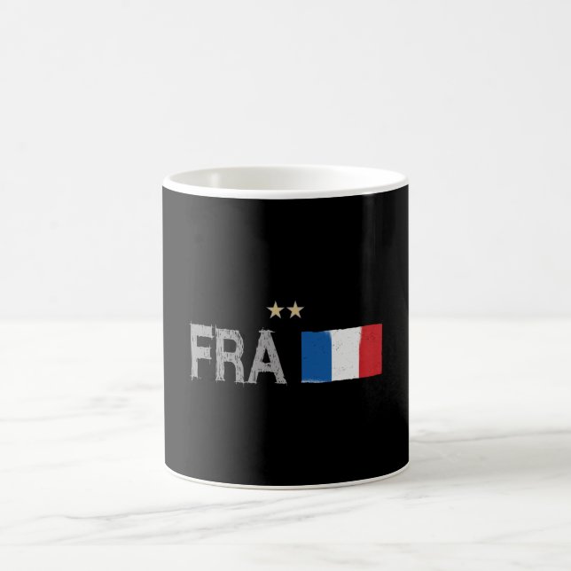 France Soccer Football Fan Shirt French Flag Coffee Mug (Center)