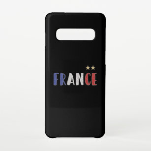 France Soccer Football Fan Shirt French Flag Samsung Galaxy Case