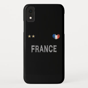 France Soccer Football Fan Shirt Heart Case-Mate iPhone Case