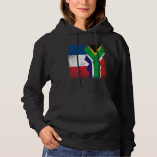 France South Africa Flags Half South African Frenc Hoodie