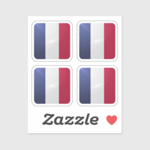 France square glossy flag