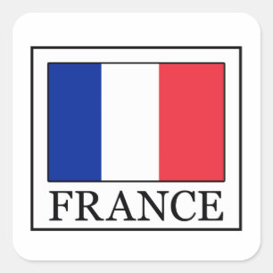 France Square Sticker