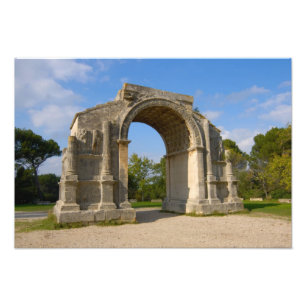 France, St. Remy de Provence, Triumphal Arch Photo Print