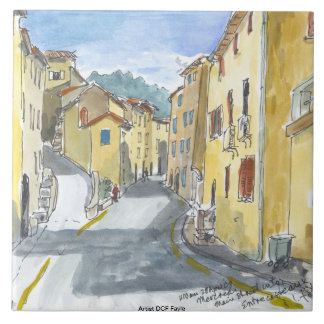 France Streetscape Decorative Tile
