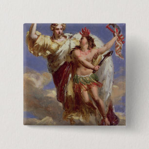 France Sustaining America 15 Cm Square Badge
