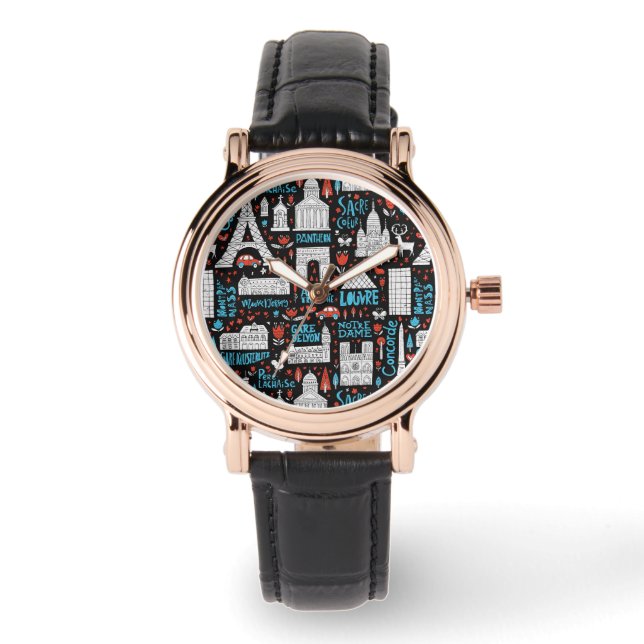 France | Symbols Pattern Watch (Front)