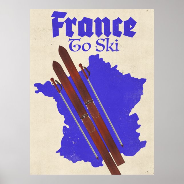 France To Ski Poster (Front)