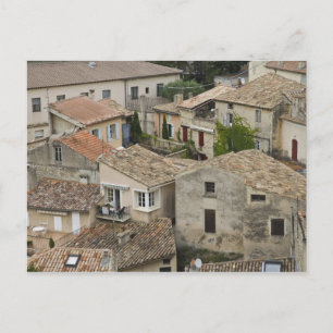 France, Vaison la Romaine. Looking down on Postcard