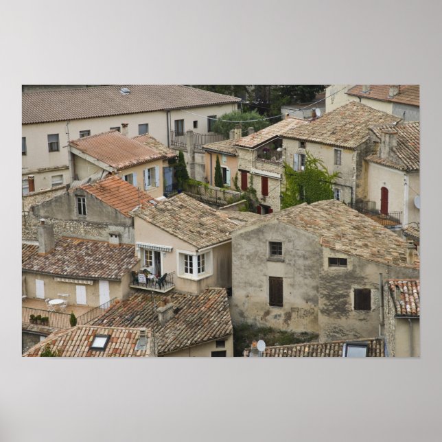 France, Vaison la Romaine. Looking down on Poster (Front)