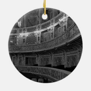 France Versailles palace opera house 1970 Ceramic Tree Decoration