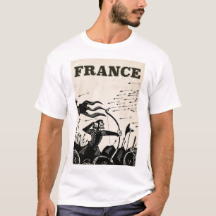 France vintage travel poster. classic mediaeval ca T-Shirt