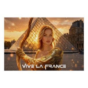 FRANCE - VIVE LA FRANCE POSTER