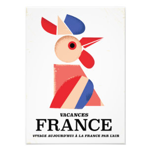 France - Voyage aujourd'hui à la France par l'air Photo Print