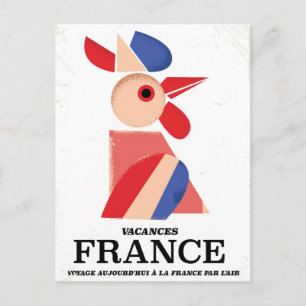 France - Voyage aujourd'hui à la France par l'air Postcard