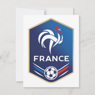 France World Soccer Team Fan Shirt | French Thank You Card