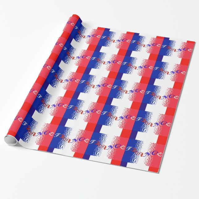 France Wrapping Paper (Unrolled)