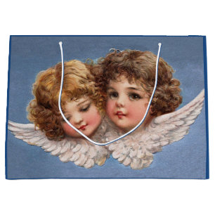 Frances Brundage: Angel Couple 1 Large Gift Bag