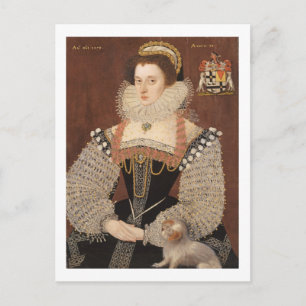 Frances Clinton, Lady Chandos (1552-1623) 1579 (oi Postcard