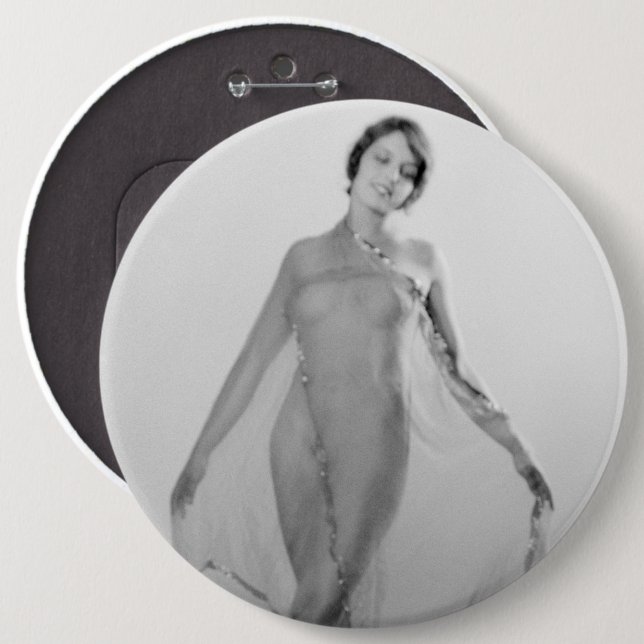 Francesca a Bella Ragazza, Beautiful italian Girl 6 Cm Round Badge (Front & Back)