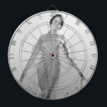 Francesca a Bella Ragazza, Beautiful italian Girl Dartboard<br><div class="desc">The rhythmic clatter of sewing machines filled the bustling costume workshop of the Ziegfeld Follies. Among the flurry of dancers and assistants, Francesca, a newcomer with a captivating aura, stood out. An old Italian tailor, his weathered face creased in a warm smile, approached her. "Allora, bella ragazza, " he chuckled,...</div>