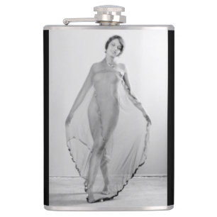 Francesca a Bella Ragazza, Beautiful italian Girl Hip Flask