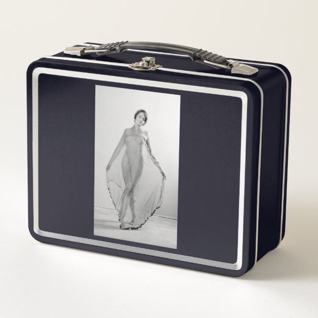 Francesca a Bella Ragazza, Beautiful italian Girl Metal Lunch Box (Front)