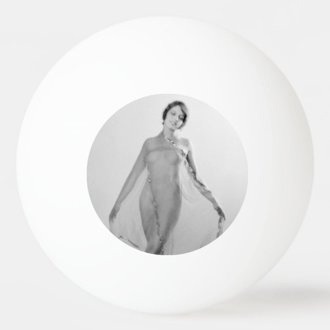 Francesca a Bella Ragazza, Beautiful italian Girl Ping Pong Ball (Front)
