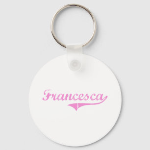 Francesca Classic Style Name Key Ring