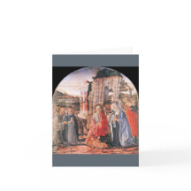 francesco-di-giorgio Nativity, Enlish text card