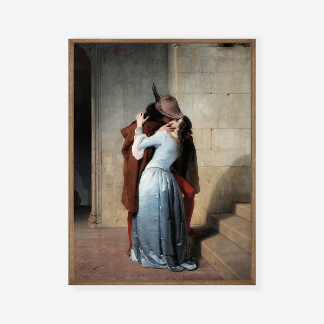 Francesco Hayez Kiss Il Bacio Art Exhibition Poster (Creator Uploaded)